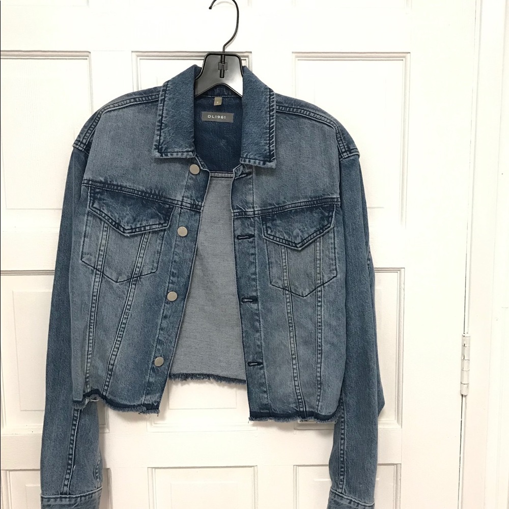 DL1961 new without tags annie cropped denim jacket
